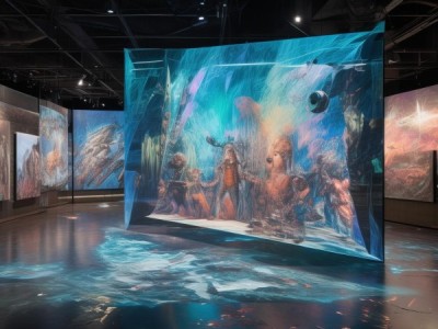 冠县数字油画艺术展，艺术与科技的融合之旅