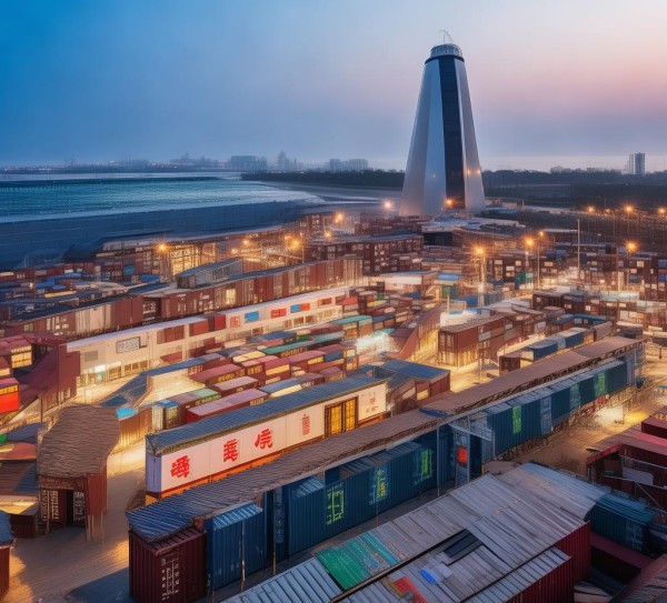 跨境电商物流园，海阳的转身站